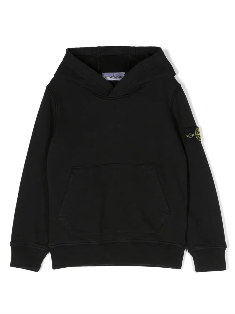 Compass-patch cotton Hoodie