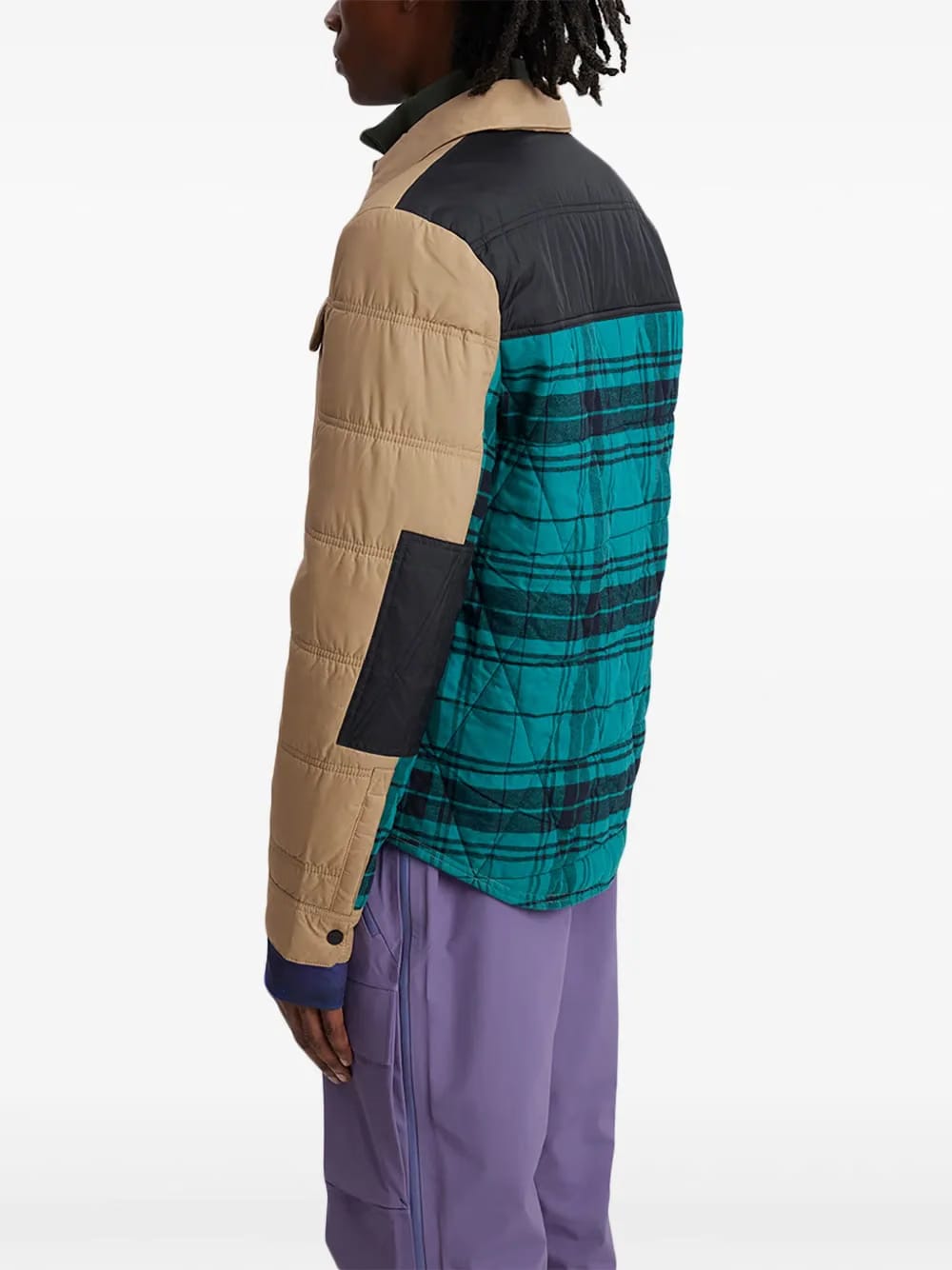 Loge Peak quilted shirt jacket