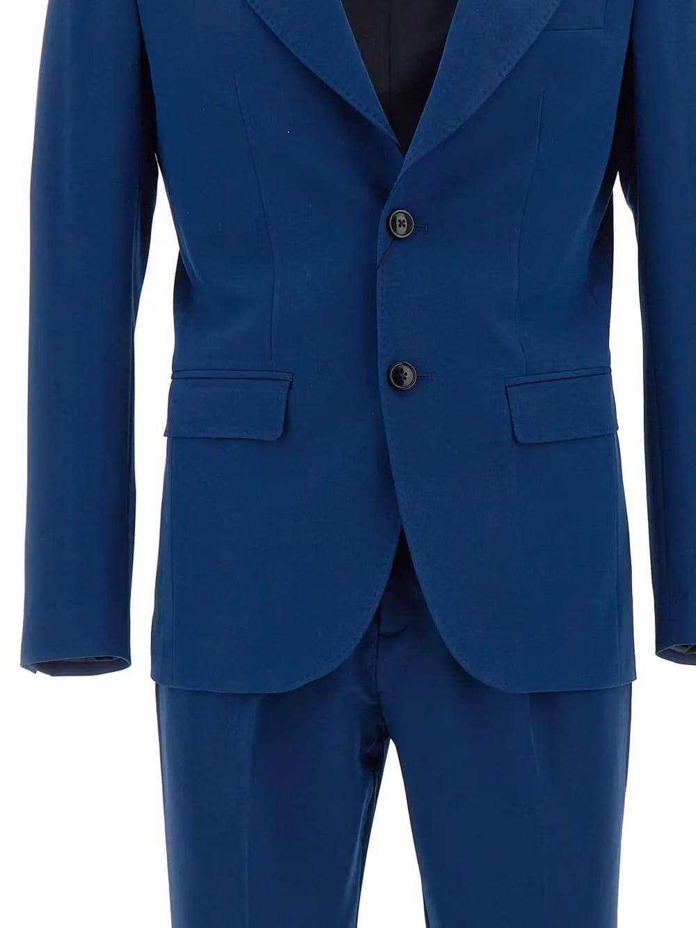 peak lapel two-piece suit