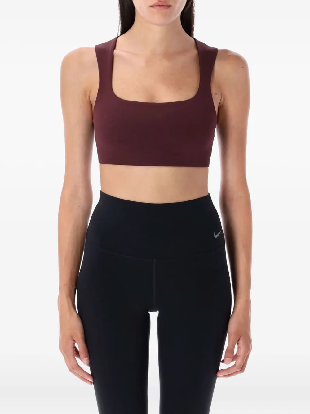 square-neckline active top