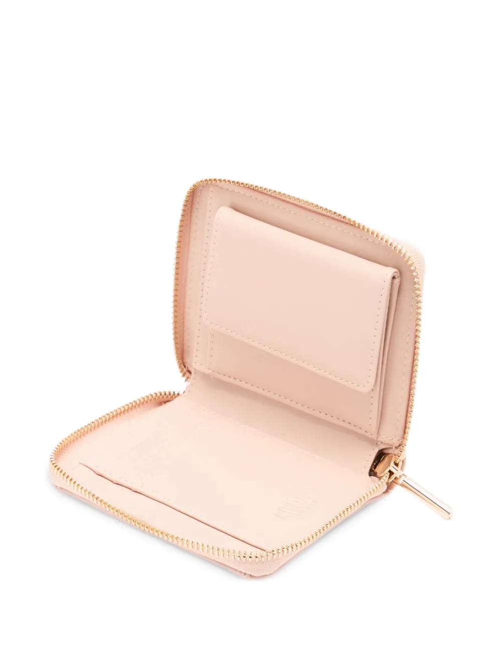 monogram quilted small wallet