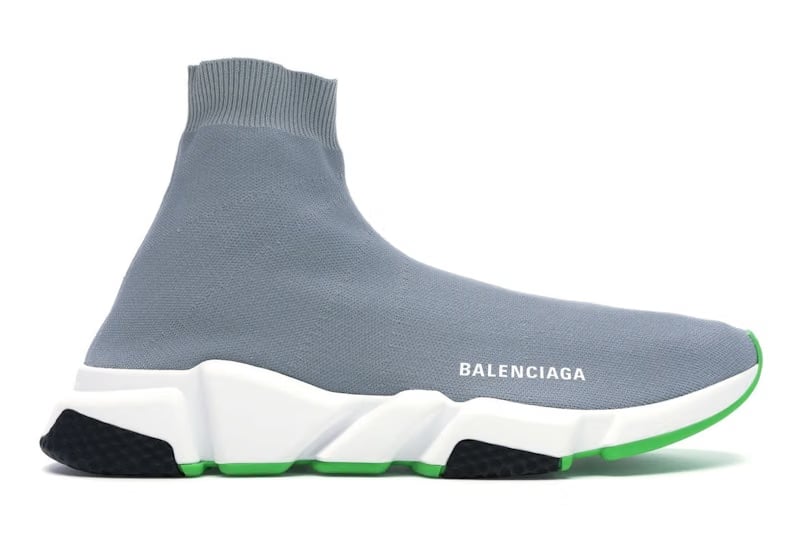 Balenciaga Speed Trainer Gray Green