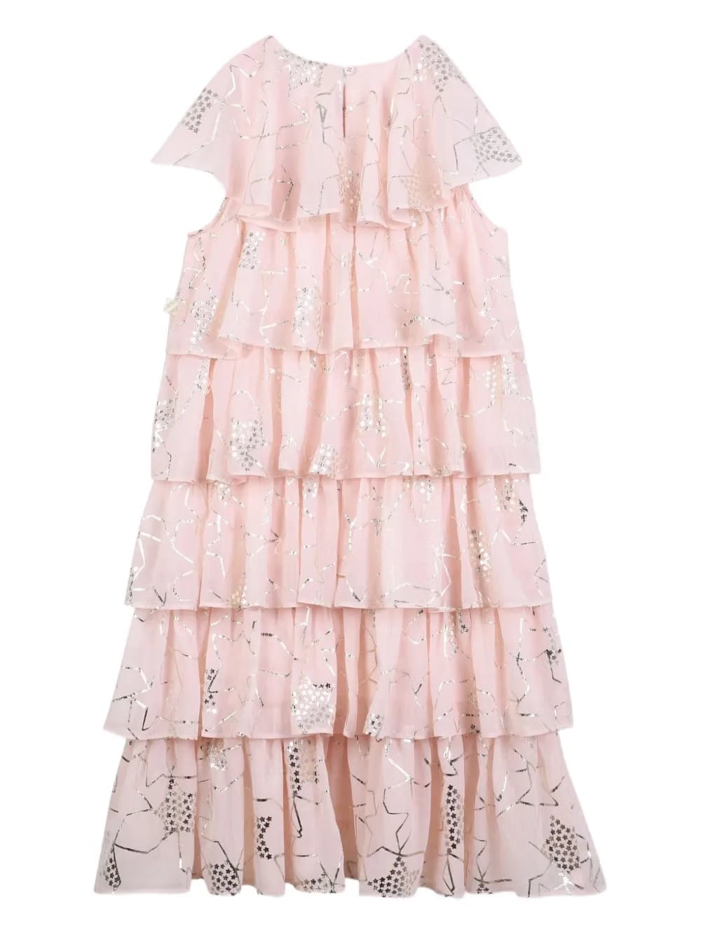 tiered ruffled dress