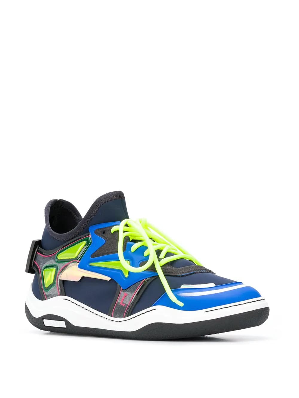 contrast panel sneakers