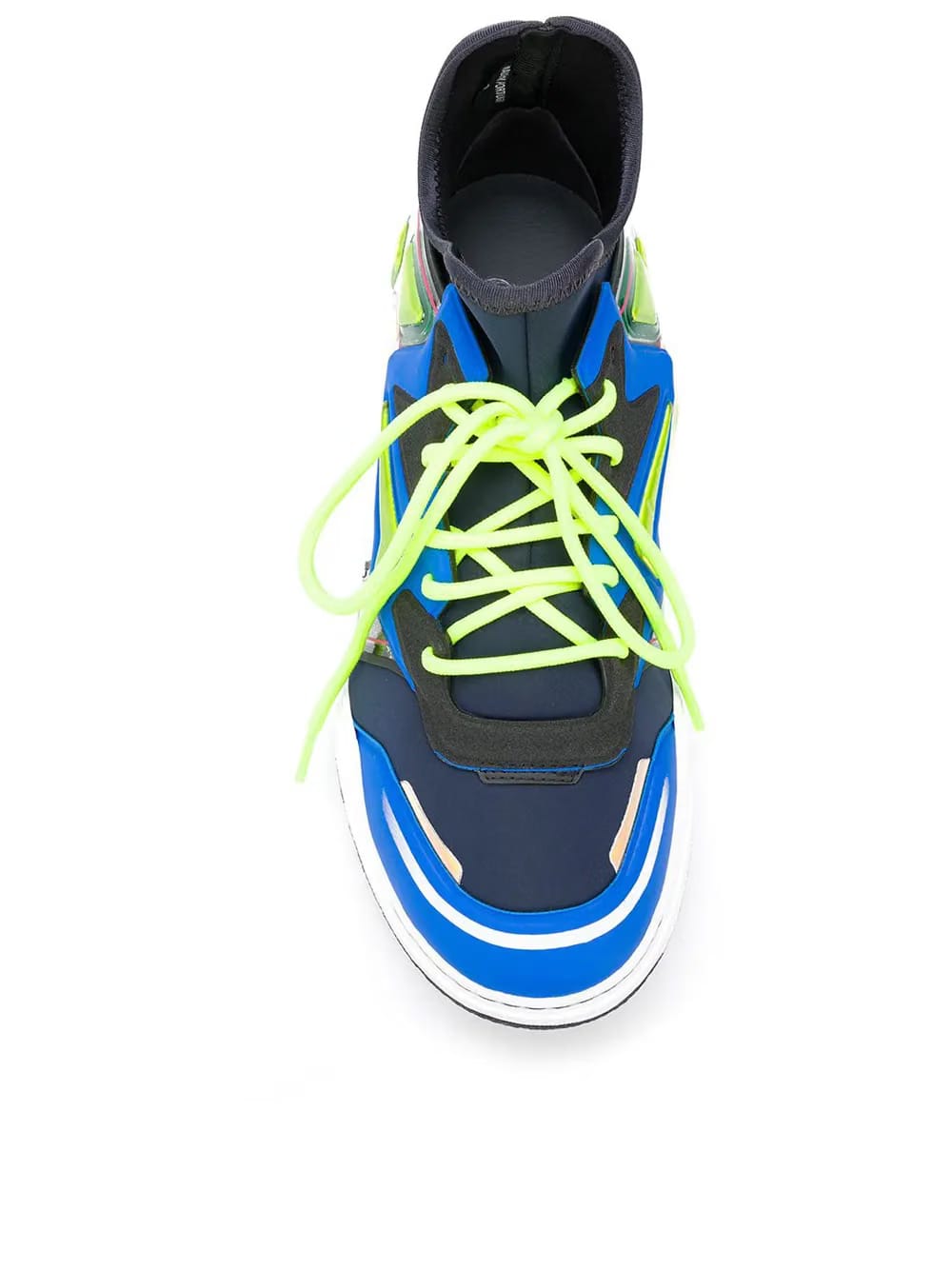 contrast panel sneakers