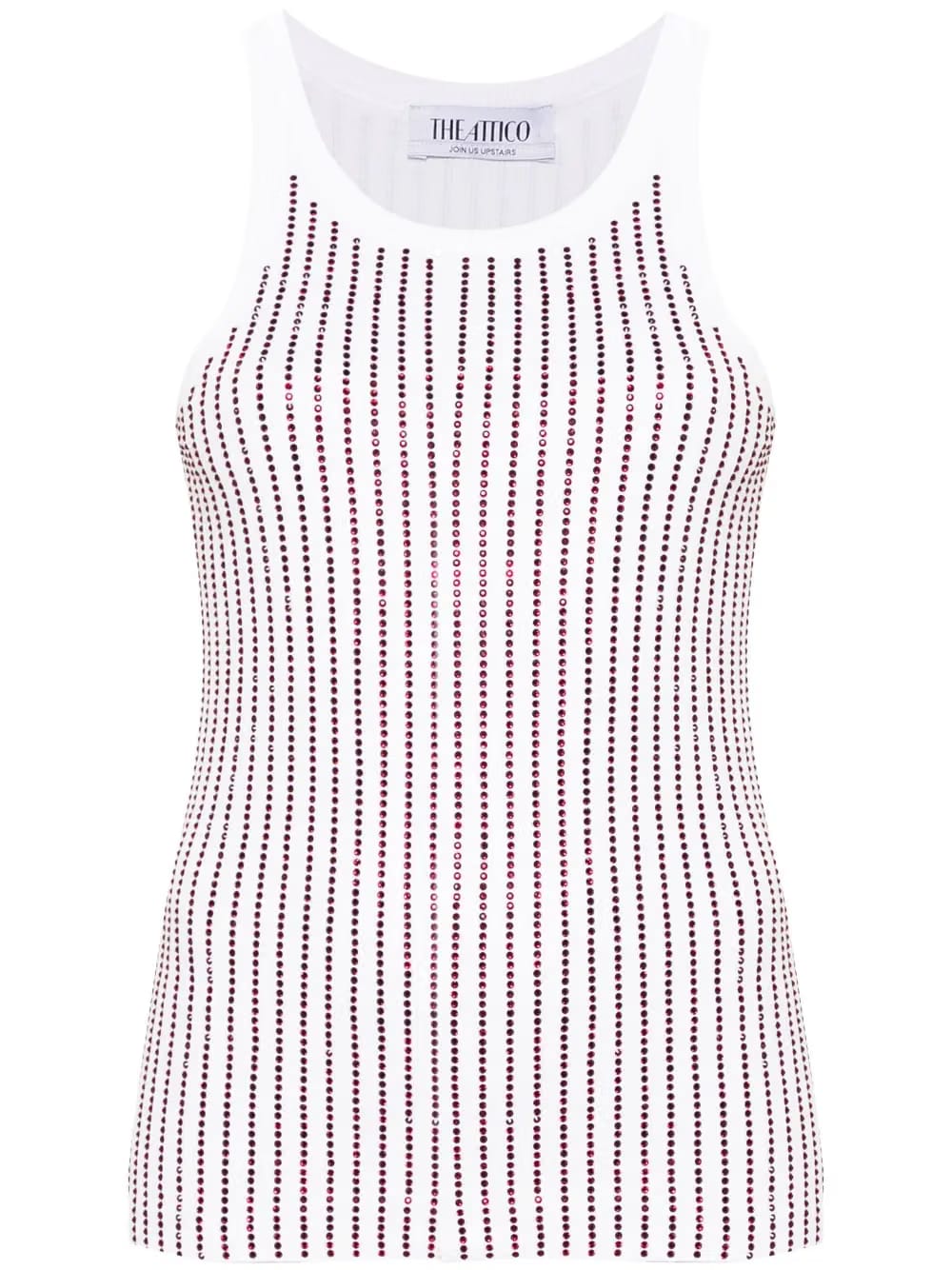 crystal-embellished tank top
