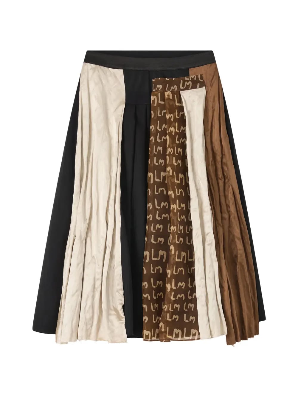 Zahra printed midi skirt