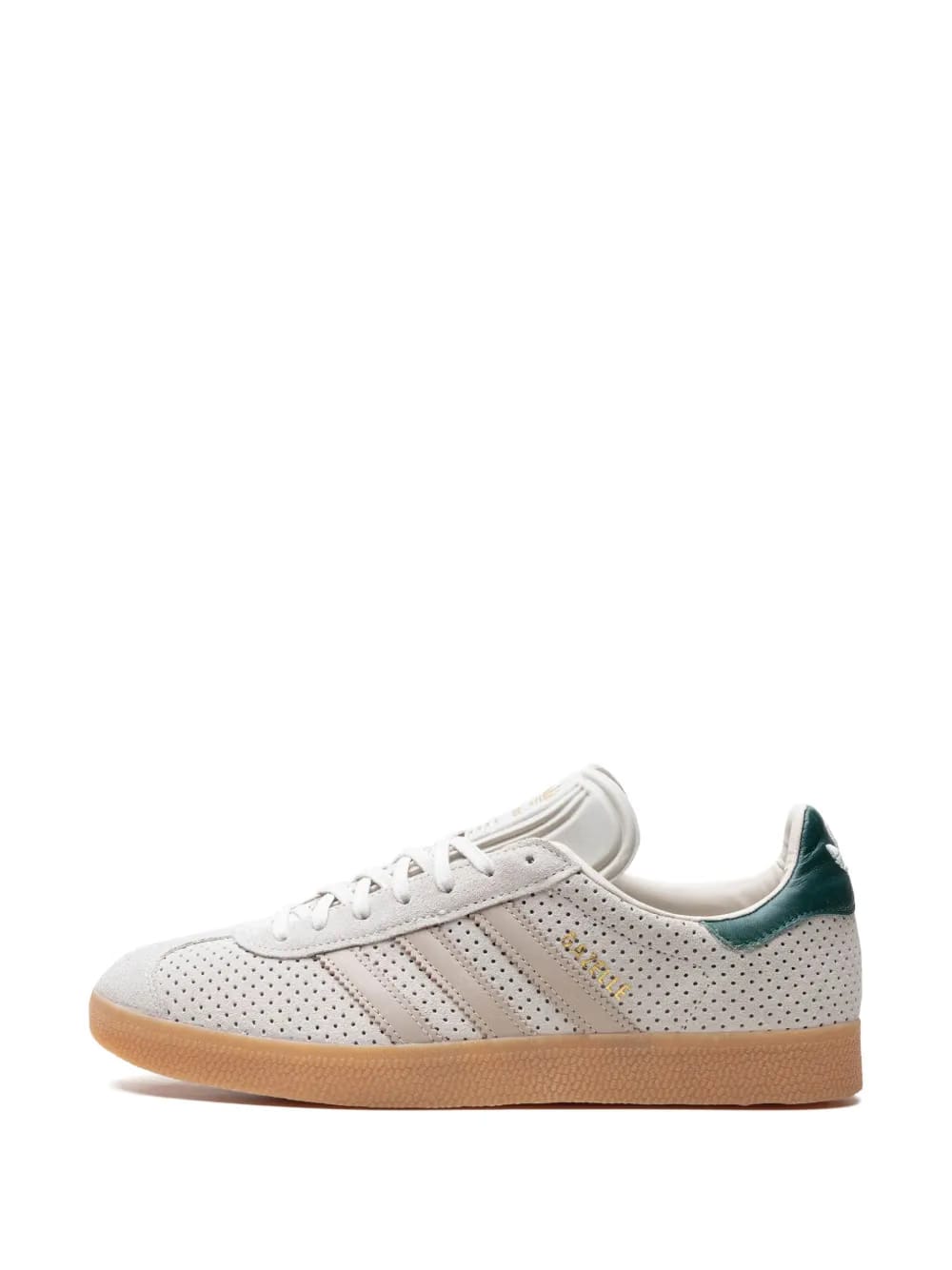Adidas Gazelle Aluminium Wonder Beige Collegiate Green