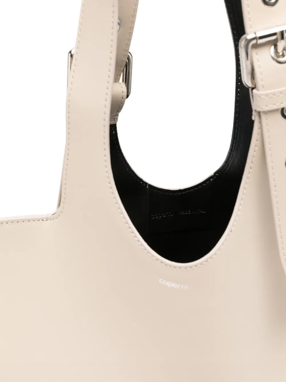 buckled tote bag