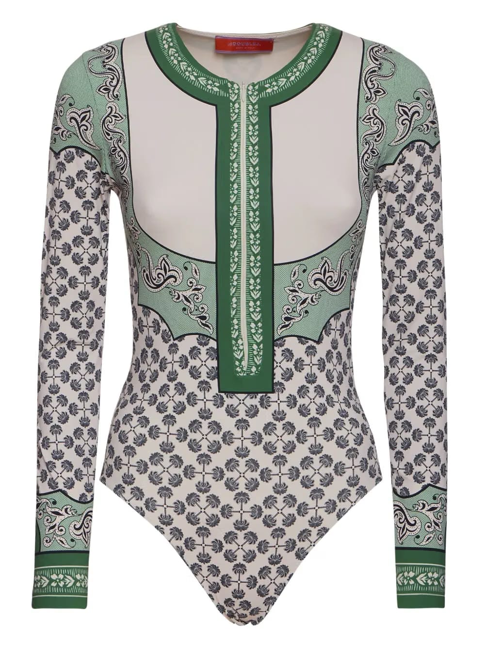 patterned surf suit