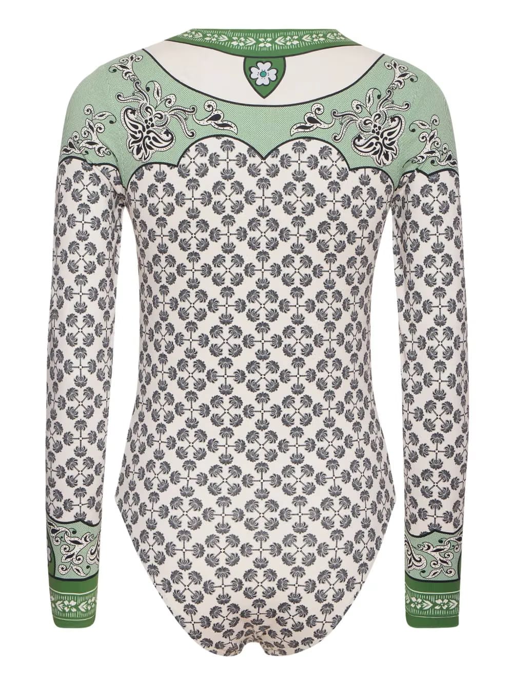 patterned surf suit