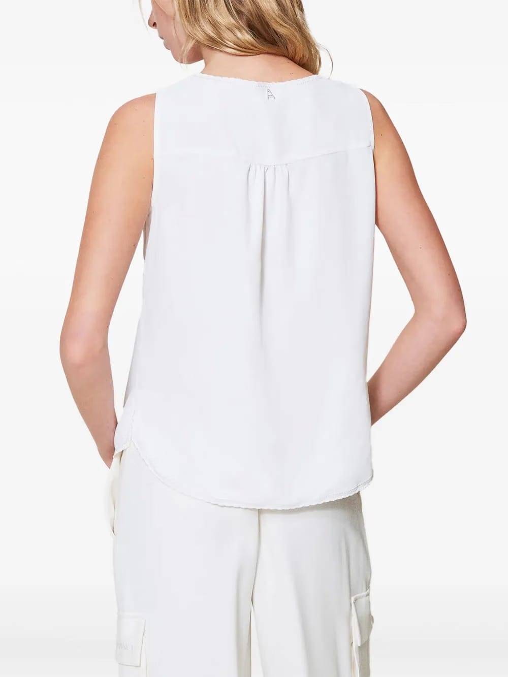 embroidered-trim top