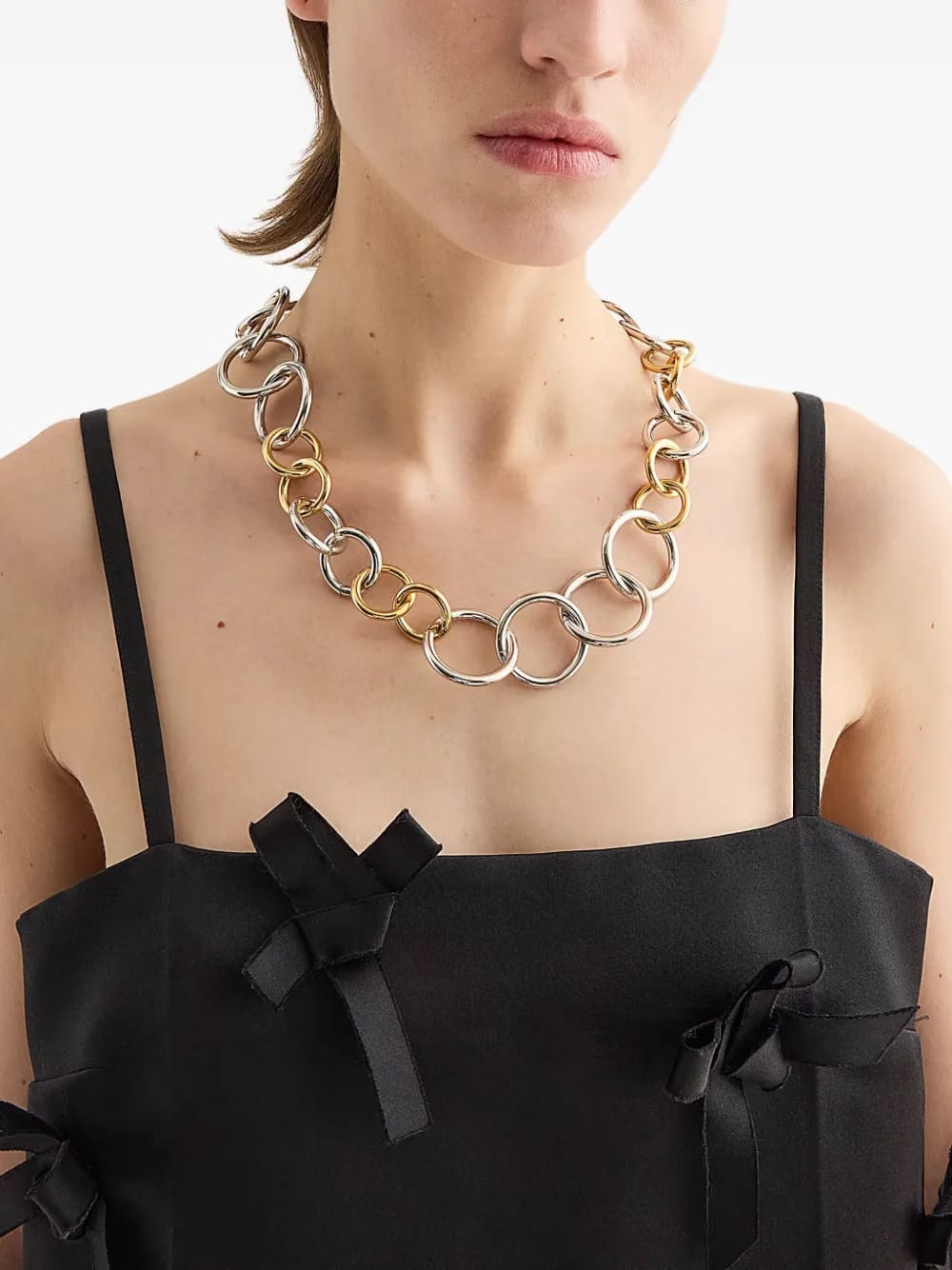 interlocking-ring necklace