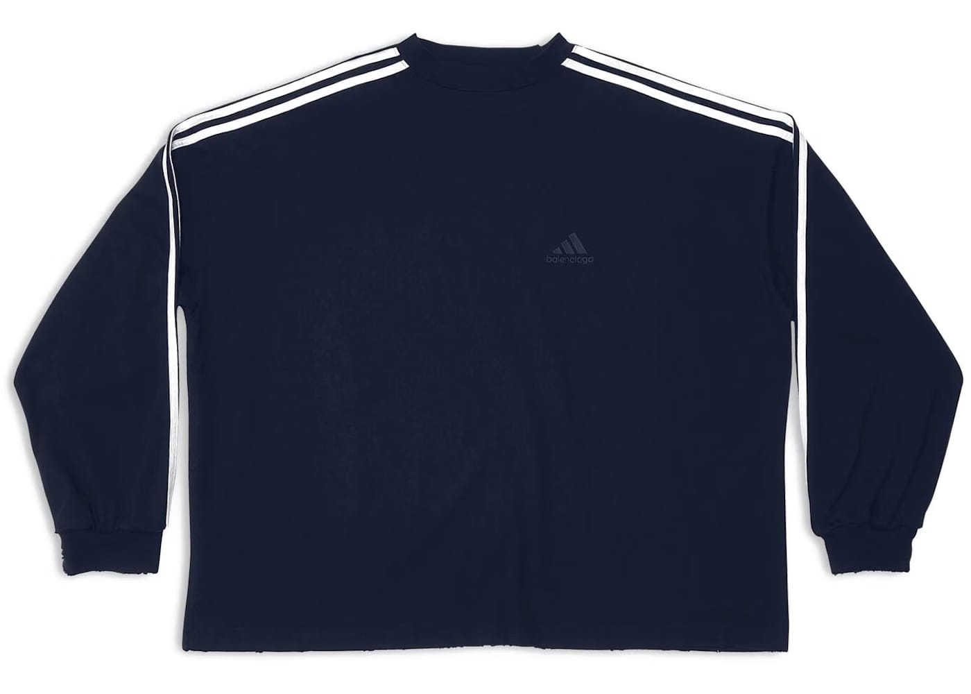 Balenciaga x adidas L/S T-Shirt Navy