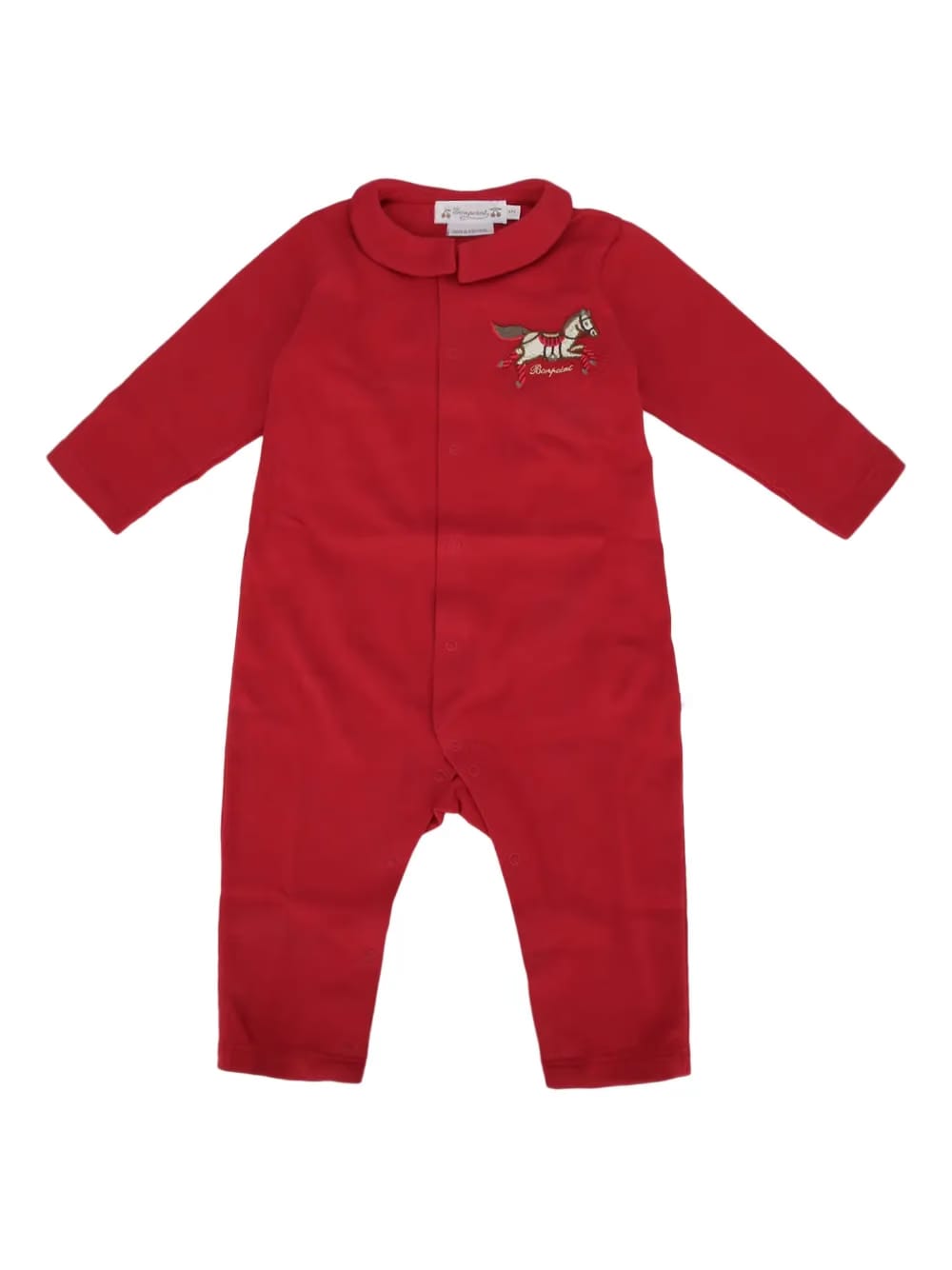 Brynel embroidered collared PAJAMA