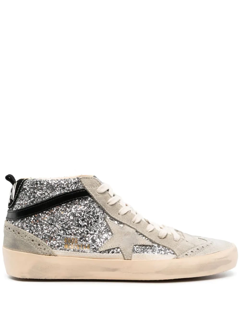 Mid Star glitter sneakers