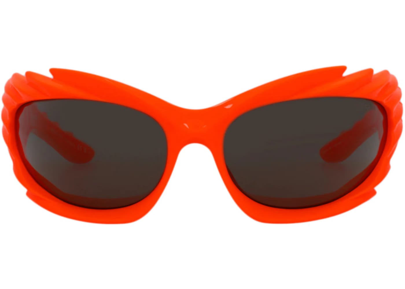 Balenciaga Shield Sunglasses Orange/Orange/Grey (BB0255S-30013967-005)