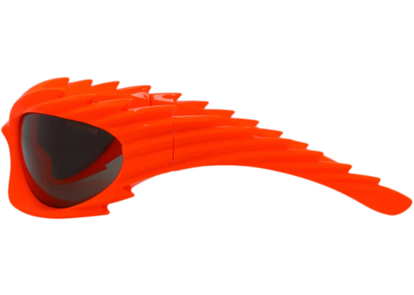 Balenciaga Shield Sunglasses Orange/Orange/Grey (BB0255S-30013967-005)