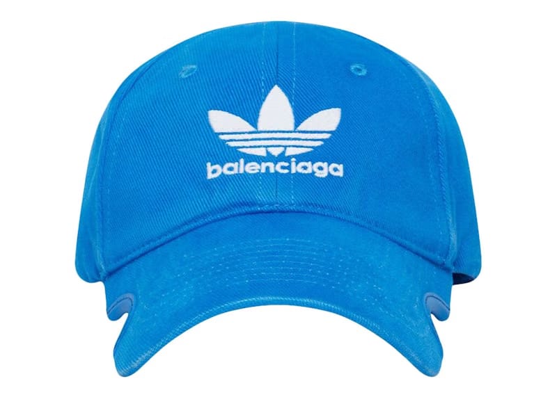 Balenciaga X Adidas Trefoil Balenciaga Logo Cap Blue/White Price