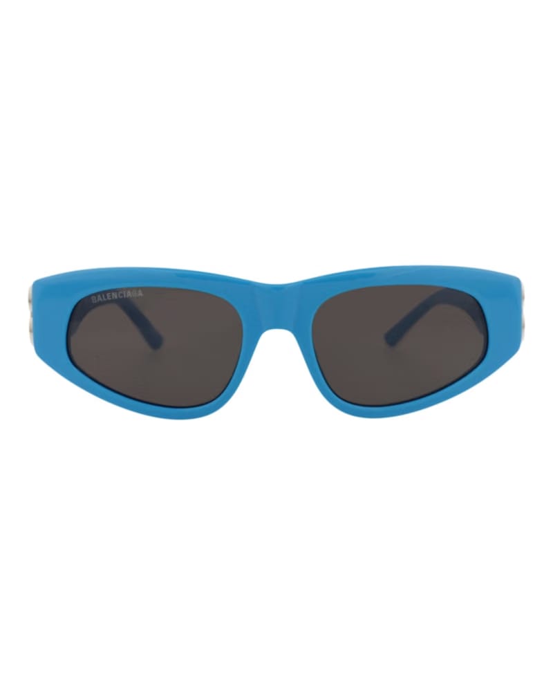 Balenciaga Cat Eye Sunglasses Light Blue/Silver/Grey (BB0095S-30008868-011)
