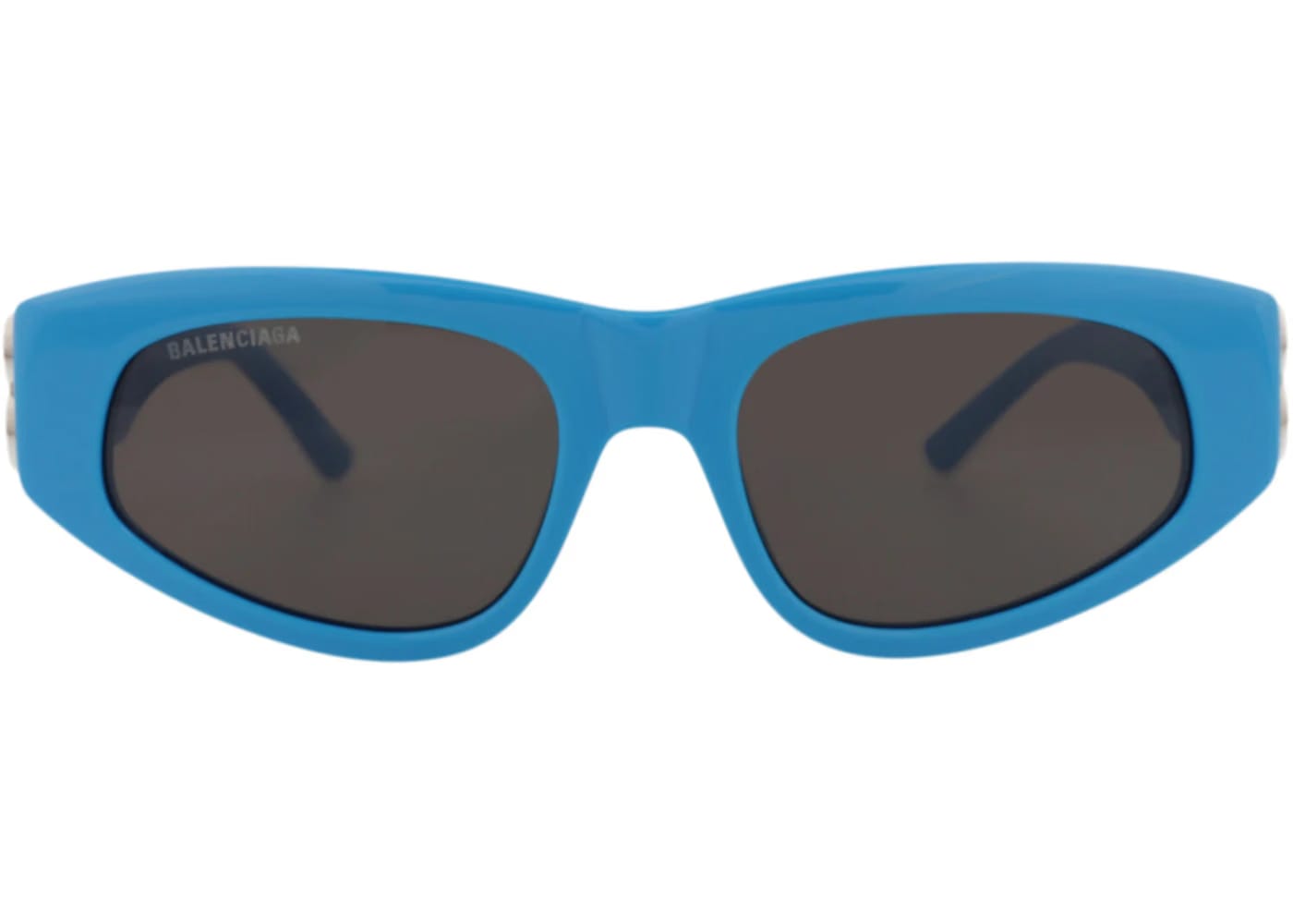 Balenciaga Cat Eye Sunglasses Light Blue/Silver/Grey (BB0095S-30008868-011)