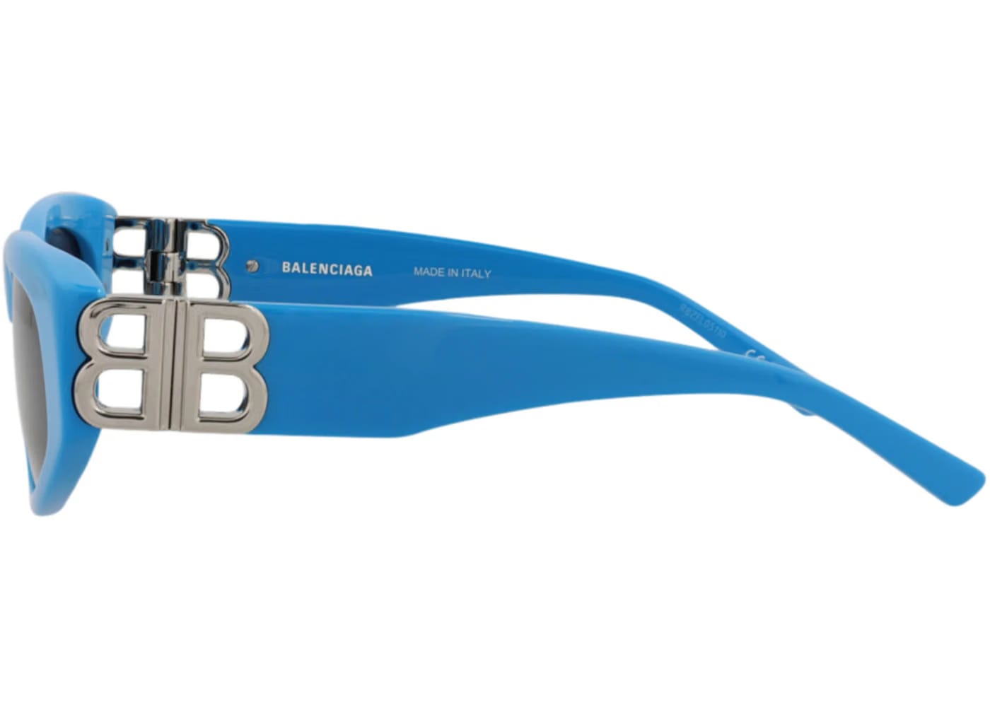 Balenciaga Cat Eye Sunglasses Light Blue/Silver/Grey (BB0095S-30008868-011)