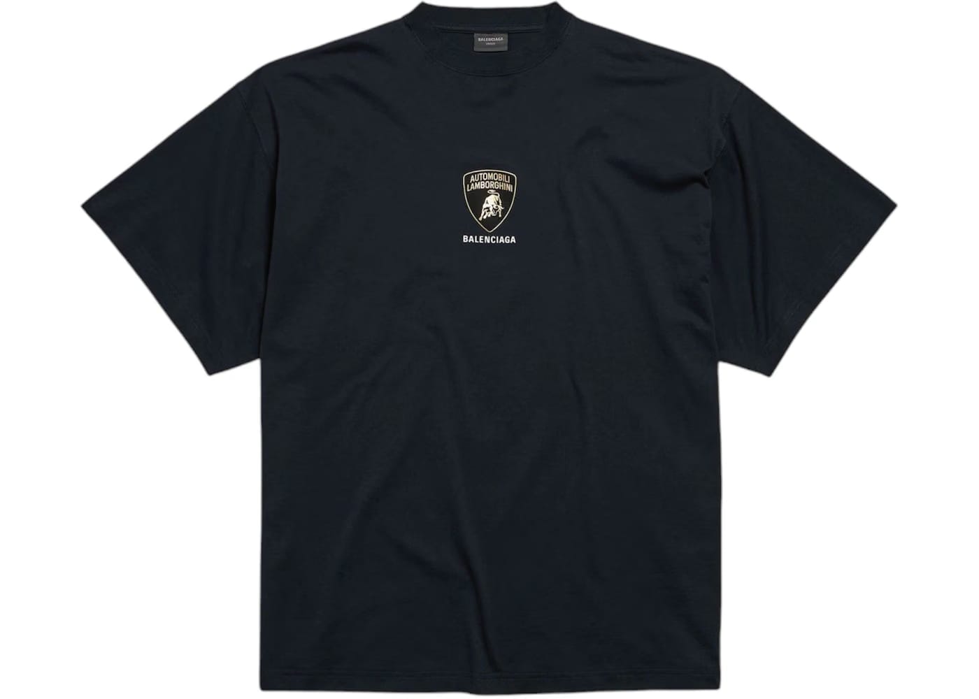 Balenciaga Automobil Lamborghini Oversized T-Shirt Faded