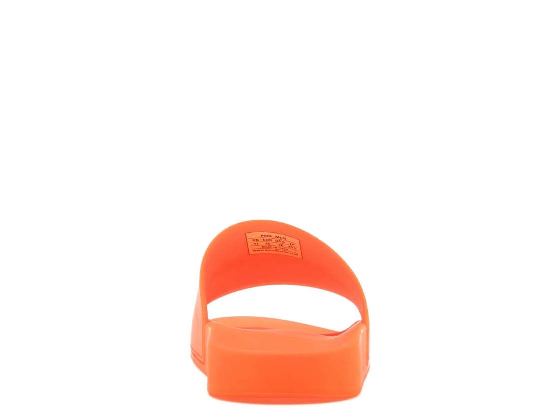 Balenciaga Logo Slide Fluo Orange