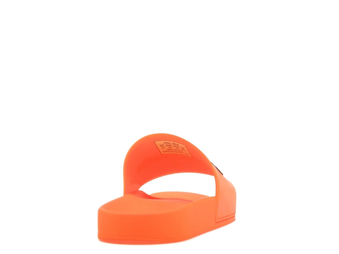 Balenciaga Logo Slide Fluo Orange