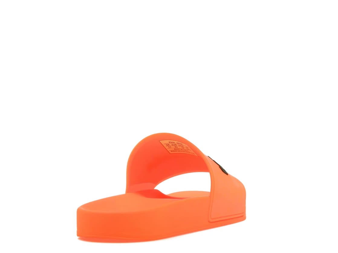 Balenciaga Logo Slide Fluo Orange