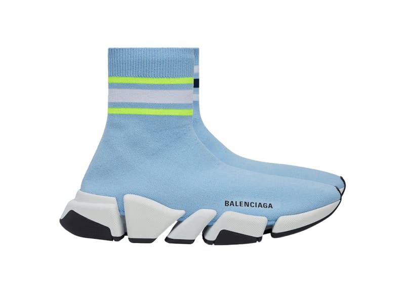 Balenciaga Speed 2.0 Striped Light Blue (Women's)