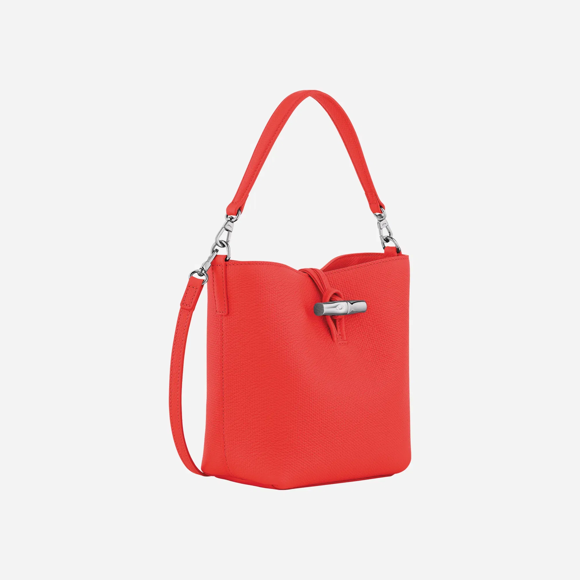 Longchamp Le Roseau XS Bucket bag Vermilion