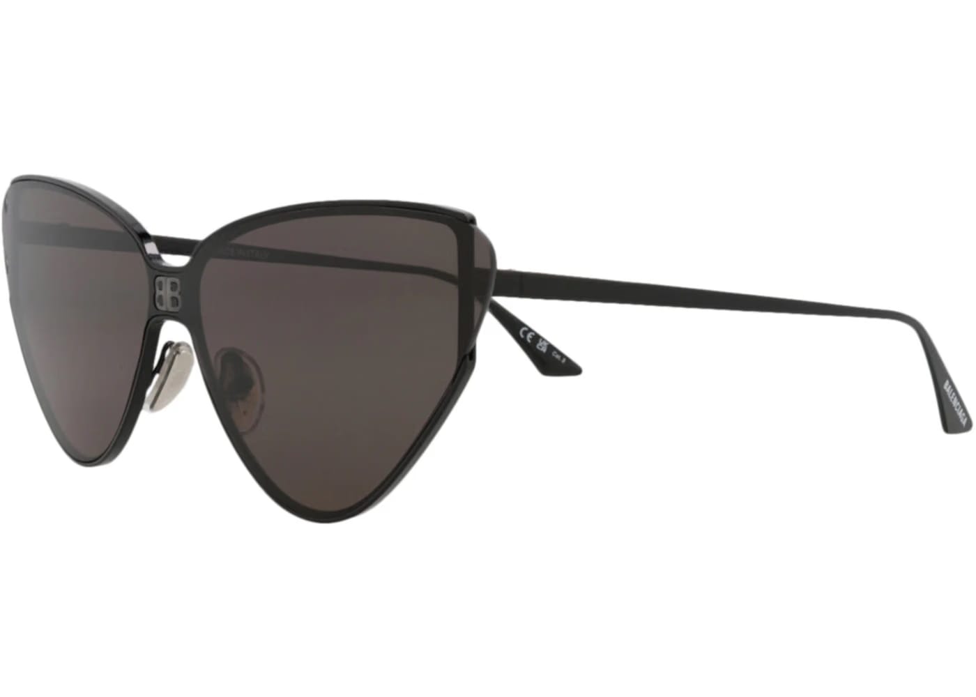 Balenciaga Cat Eye Sunglasses Black/Black/Grey (BB0191S-30011959-001)