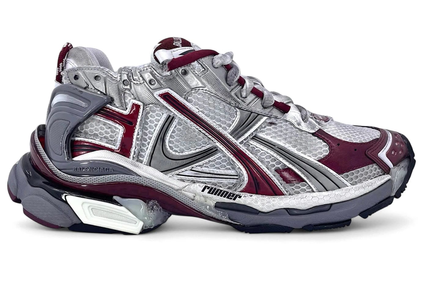 Balenciaga Runner Burgundy Grey