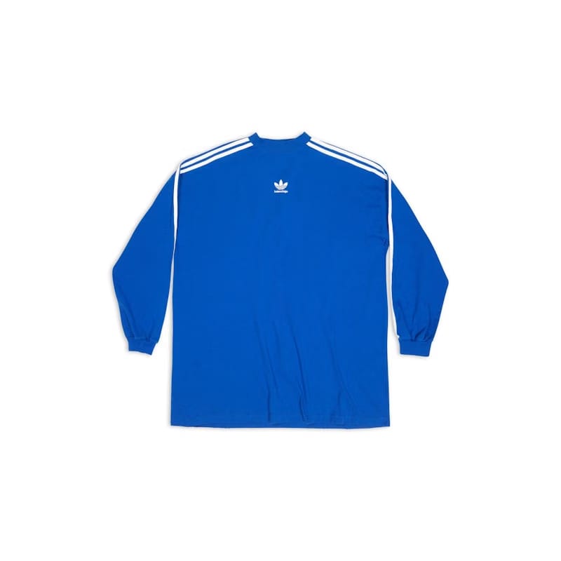 Balenciaga x adidas Long Sleeve T-Shirt Oversized Blue