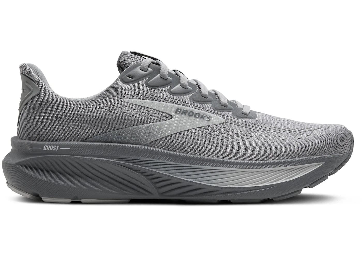 Brooks Ghost 17 Primer Gray Oyster Mushroom