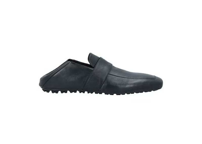 Balenciaga Slide Loafer Black Leather