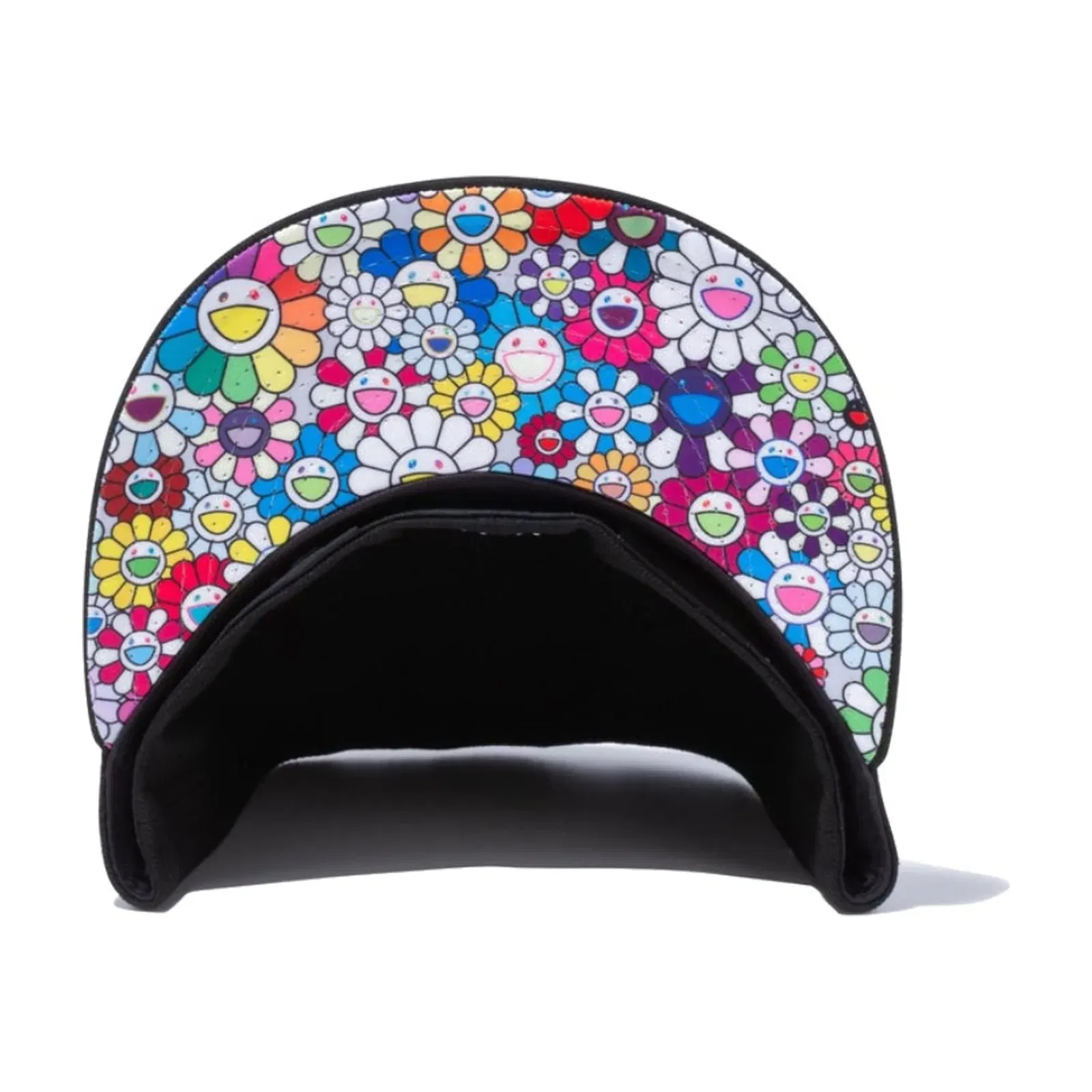 New Era x Takashi Murakami Flower Flag 59Fifty Fitted Hat Black Rainbow