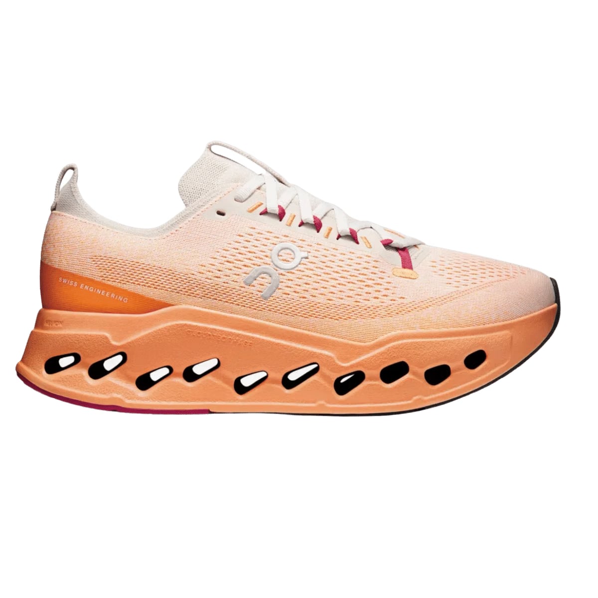 On Running Cloudsurfer Max Pearl Tangerine