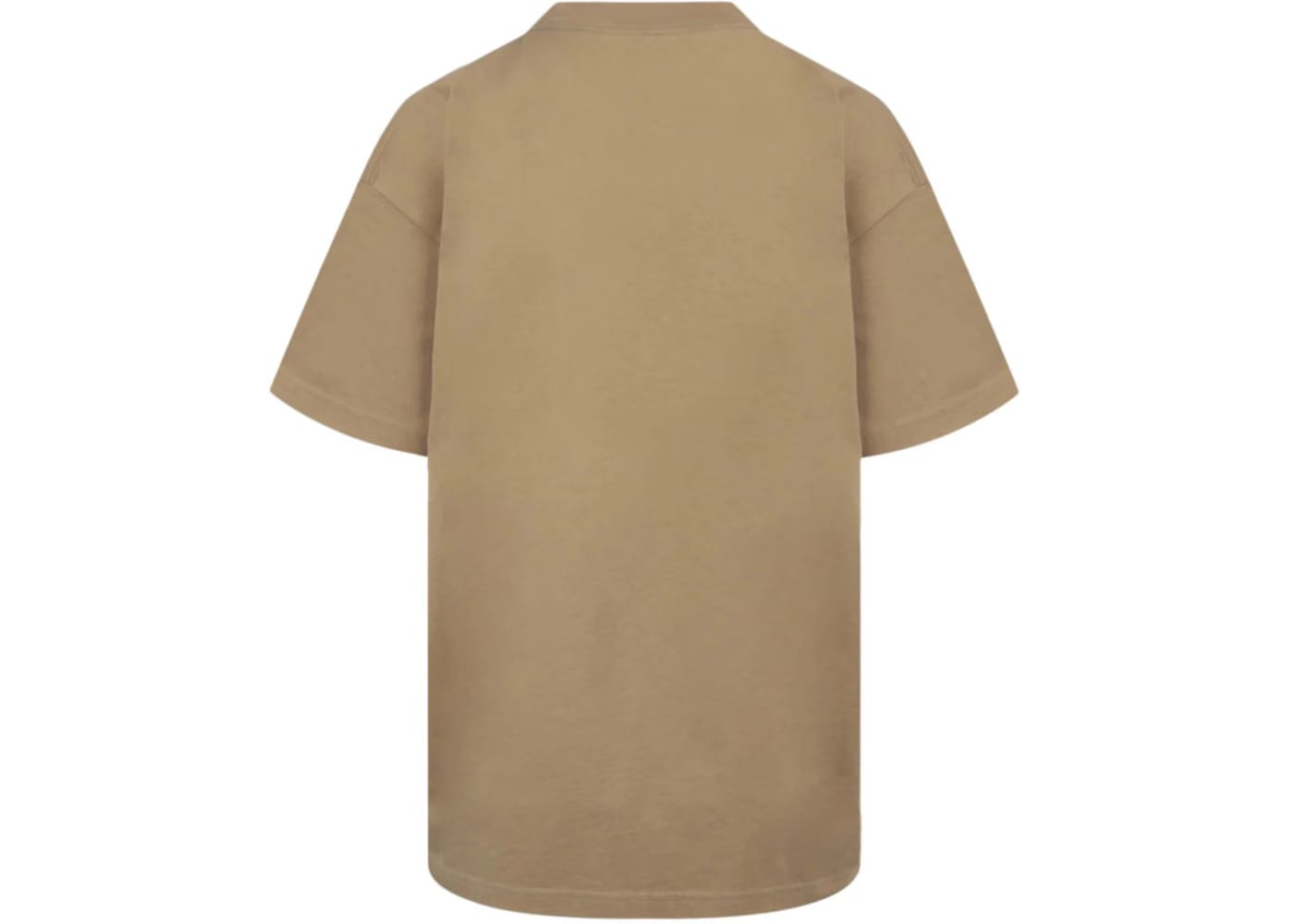 Balenciaga Medium Fit Logo T-Shirt Oat