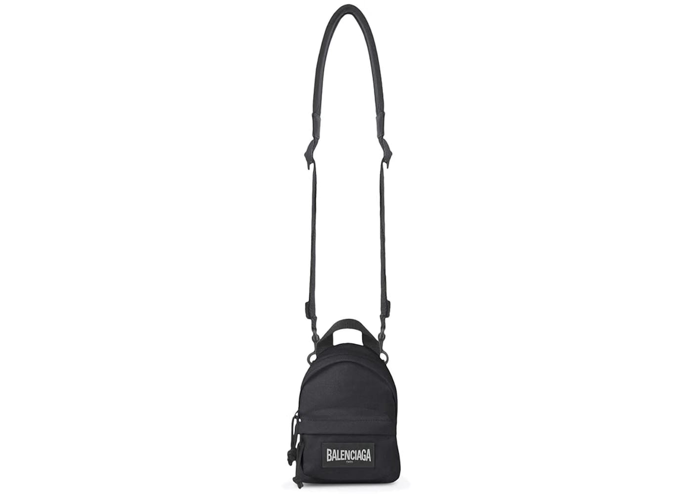 Balenciaga Oversized Crossbody Backpack Mini Black