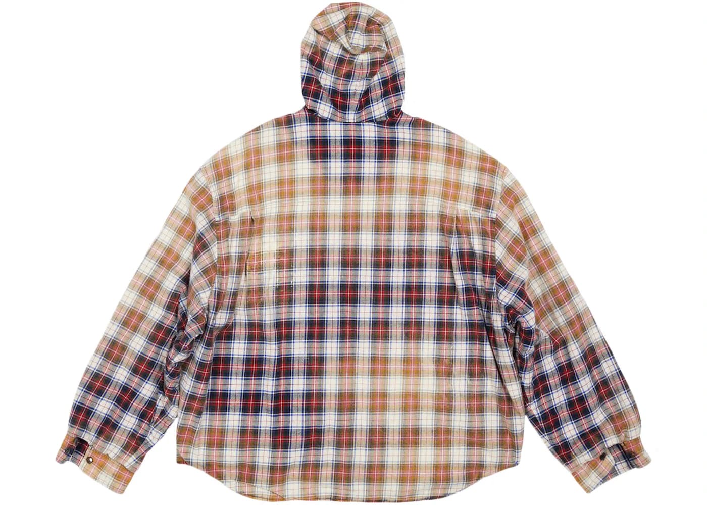 Balenciaga Bleached Shirt White/Red/Multi