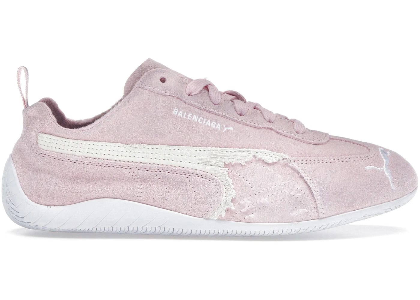 Balenciaga x Puma Speedcat Suede Distressed Pink White