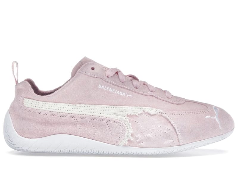 Balenciaga x Puma Speedcat Suede Distressed Pink White