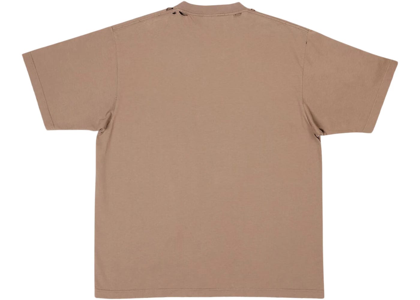 Balenciaga Caps Boxy Fit T-Shirt Grey