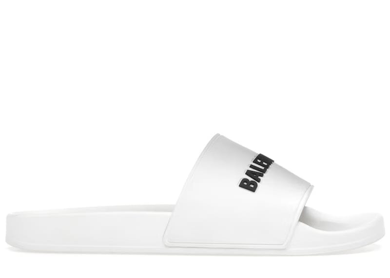 Balenciaga Pool Slide White