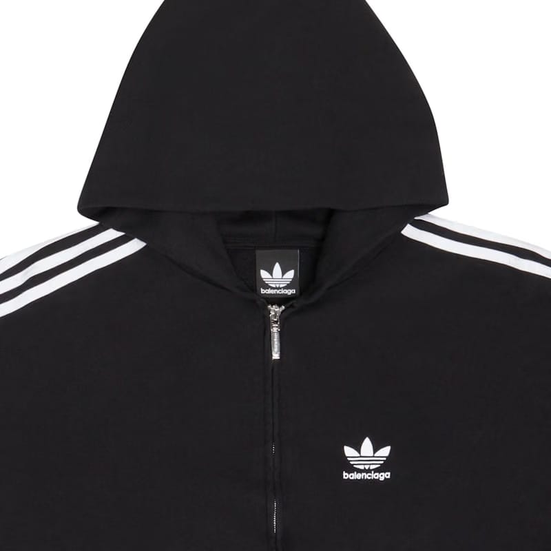 Balenciaga x adidas Zip-Up Hoodie Small Fit Black