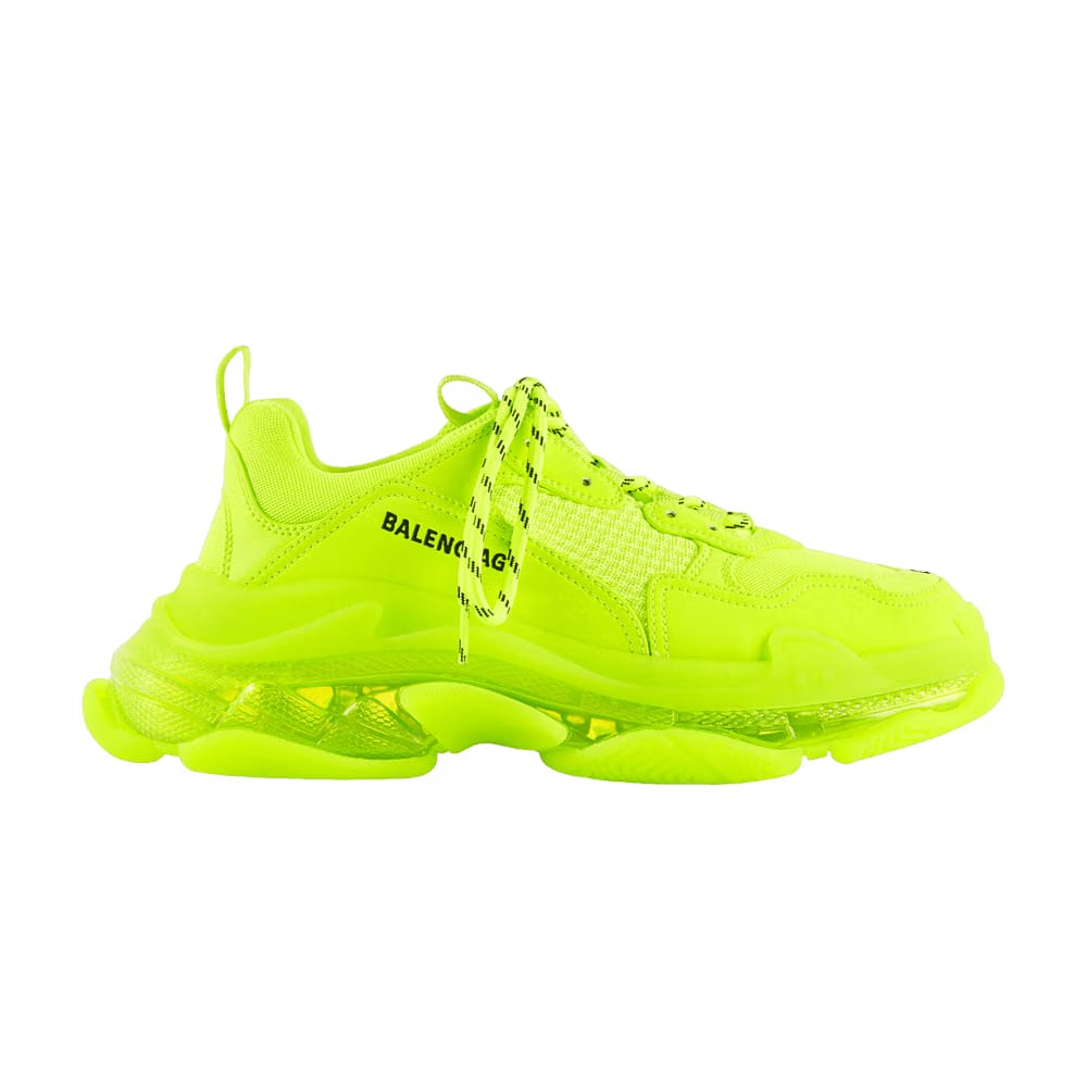 Balenciaga Triple S Clear Sole Fluo Yellow