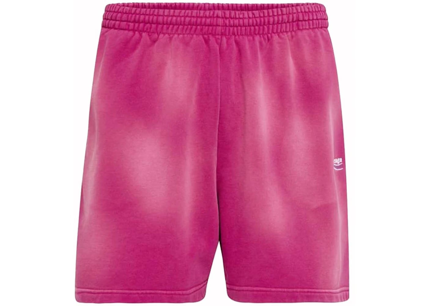 Balenciaga Campaign Logo Sweatshorts Dark Fuchsia