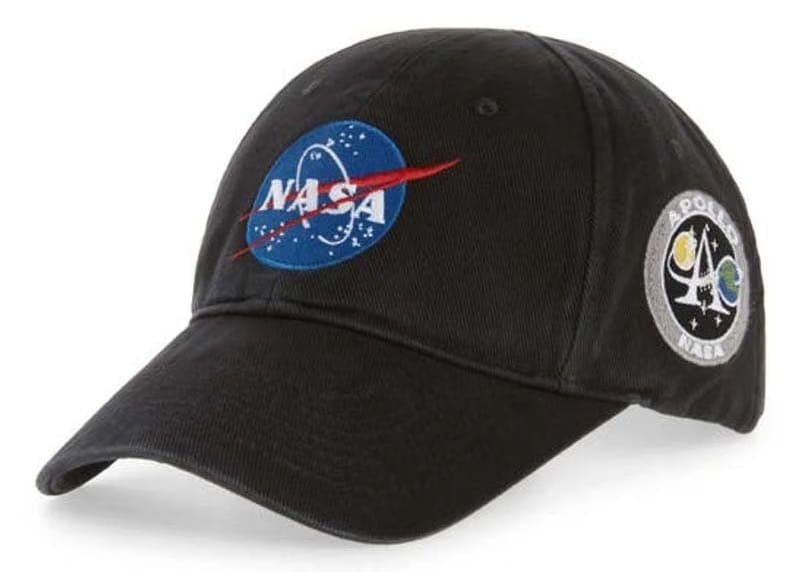 Balenciaga x NASA Baseball Cap Black